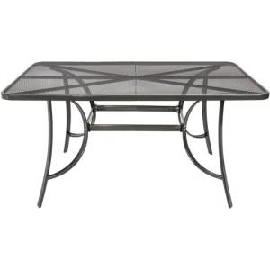 My Garden Градинска метална маса My Garden TLM65-T, 152 × 96 × 71, 5 см, тъмносива