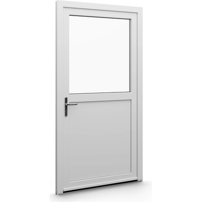 Aluplast Vchodové dveře Ideal 4000 Typ 02 Jednokřídlé Bílá - Bílá 90 x 180 cm