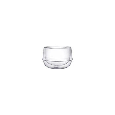 Kinto Kronos double wall tea cup dvoustěnná sklenice 200 ml