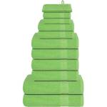 vidaXL Комплект кърпи FROGN от 12 части, ябълково зелени, 360 г/м2 (137110)
