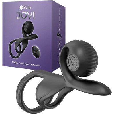 Вибриращ пенис ринг, интензивна двойна стимулация - Snail Vibe Jovi (D-244667)