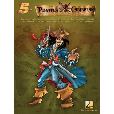 Five-Finger Piano Pirates Of The Caribbean piráti z karibiku pre klavír