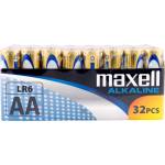 Maxell Алкални батерии MAXELL LR6 1, 5V AA 32 бр. pack (ML-BA-LR6-32PK) - topmall