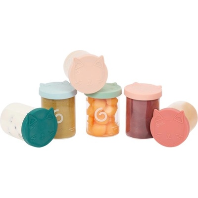 Babymoov skleněné misky s víčky Isy bowls 6x 250 ml