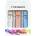 Trender Каишки Trender - Trio Bundle Sport, 20 mm, 3 броя, бяла/розова/синя (TR-TRIO5)