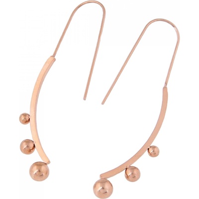 HARAHU Обеци pe-21008 - Златна / Розова kp21008 (pe-21008)