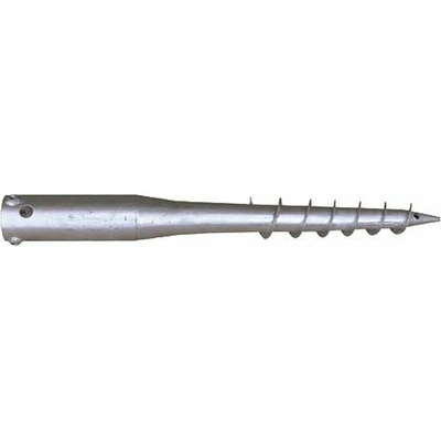 Zemná skrutka GSA02 – Zn, 550x60x1,7 mm, 3xM8