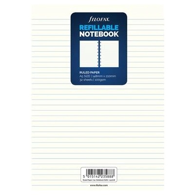 FILOFAX Пълнител за тефтер, A5, на редове, 32 листа (152008)