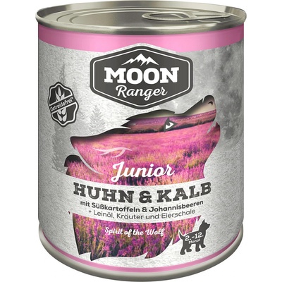 Moon Adult Ranger Junior kuřecí a telecí se sladkými bramborami a rybízem 6 x 800 g