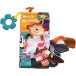 KikkaBoo Образователна текстилна книжка с чесалка Wild Animals (31201010264)