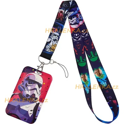 Šňůrka na krk 25442 s cedulkou na ID karty Star Wars