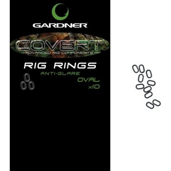 Gardner Kroužky Covert Oval Rig Rings 10 ks