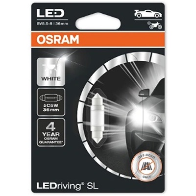 OSRAM Крушка OSRAM LED C5W, 12V, 0.5W, 6000К, 25lm, 1 брой