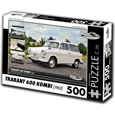 Retro-Auta č. 70 Trabant 600 KOMBI 1963 500 dílků