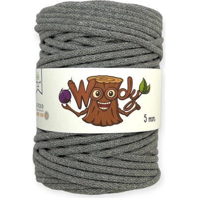 Woody 5 mm – Tmavě šedá (100m)