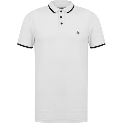 Original Penguin Мъжка блуза с яка Original Penguin OP Tipped Polo Shirt Mens - White