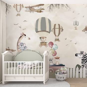 Image 1 of Decono Детски Фототапет Небесни Пътешественици