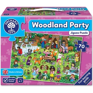 Orchard Toys Детски пъзел Orchard Toys - Дървесно парти, 70 части (OR269) - baby