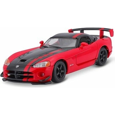 Bburago Autá HOBBY Dodge Viper SRT 10 ACR červeno-čierna 1:24