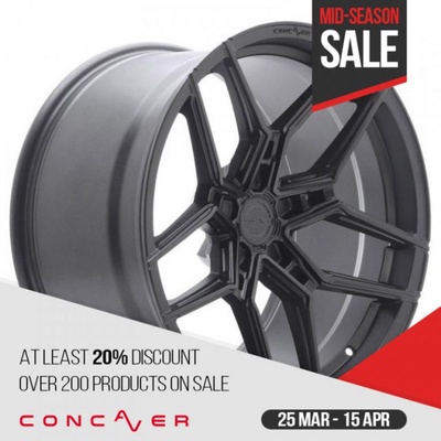 CONCAVER CVR5 8x19 BLANK ET20-40 carbon graphite