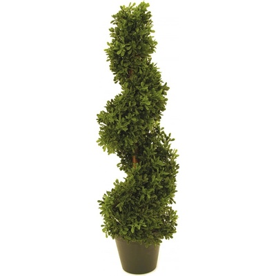 Umělý strom Bobkový list spirála, 61 cm