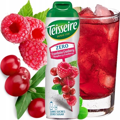 Teisseire raspberry & cranberry 0% 600 ml