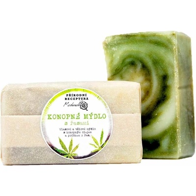 Medarek vlasové a telové konopné mydlo s riasami 100 g