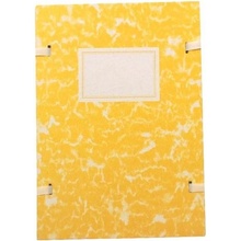 Papiernik A4 spisové dosky mramor žltý