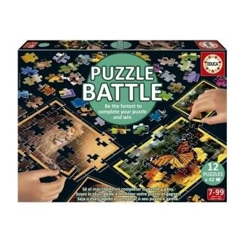 Educa Пъзел Educa Battle Jr Natura 42 Части (12 броя)