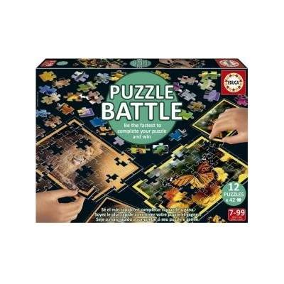 Educa Пъзел Educa Battle Jr Natura 42 Части (12 броя)