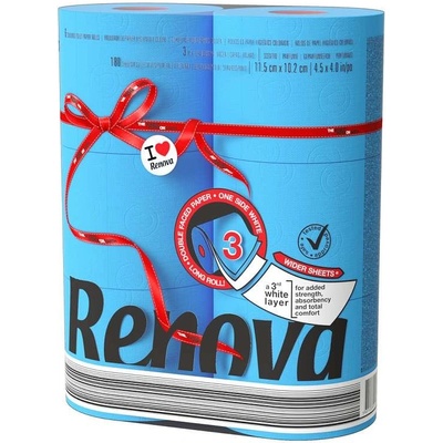 RENOVA Label Maxi modrý 3-vrstvý 6 ks