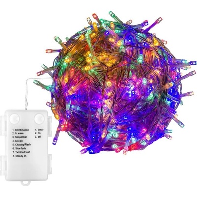 VOLTRONIC Vánoční řetěz 10 m 100 LED barevný na baterie b