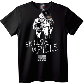 NOONEBRAND Тениска Skills in Pills - XL, Black