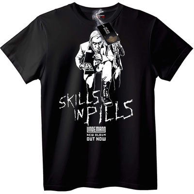 NOONEBRAND Тениска Skills in Pills - XL, Black