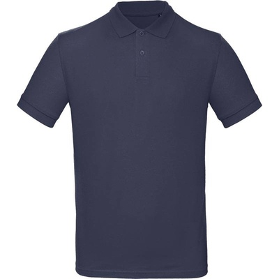 B&C Inspire Polo men pánske piqué polo tričko modré navy