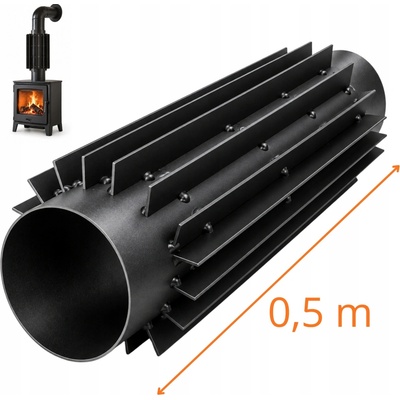 BG-Invest žáruvzdorná komínová trubka 120 mm 0,5 m