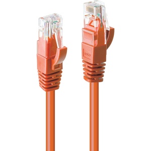 Lindy Пач кабел LINDY 48106, U/UTP, Cat. 6, 0.5m, оранжев (48106)