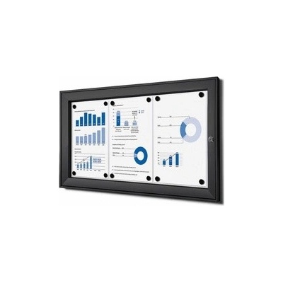 Jansen Display vnitřní vitrína 3 x A4