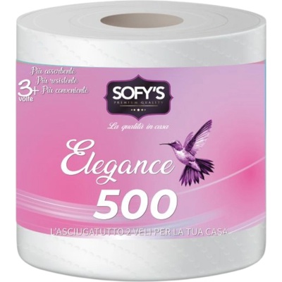 Sofys Mega jumbo dvojvrstvové 500 útržkov