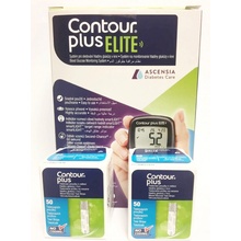 Contour plus Elite glukometr + 2 balení proužků