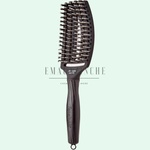 Olivia Garden S. A. , Belgium Olivia Garden Плоска средна масажна четка за коса със смесен косъм Hairbrush Fingerbrush Combo Medium - Black (095414343022660)