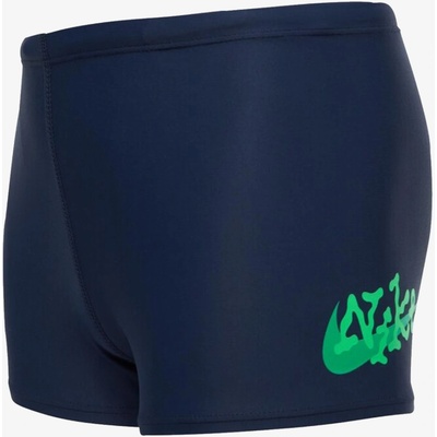 Nike Swim-Scribble Square Leg-440-Midnight Navy modrá