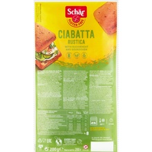 Schär Ciabatta rustica žemle bezgluténové predpečené celozrnné 4x50 g
