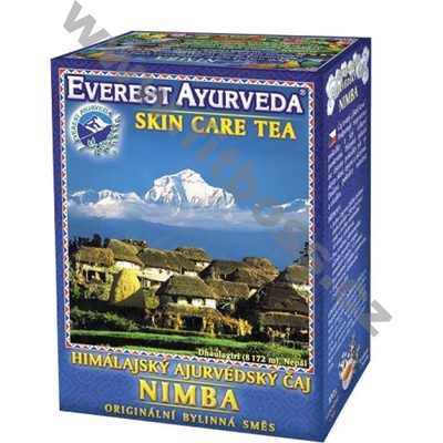 Everest Ayurveda NIMBA himalájský bylinný čaj účinný na regeneraci pokožky zvaný čistič krve 100 g