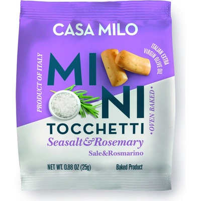 Casa Milo mini tocchetti s morskou soľou a rozmarínom 25 g
