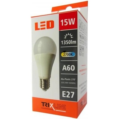 Trixline žárovka LED 15W E27/230V teplá bílá