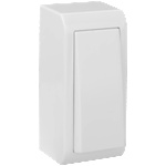Solera Ключ тесен, 10А, 250v~, Открит, Бял цвят (mur02/2u)