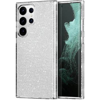 Uniq LifePro Xtreme Glitter Case - хибриден удароустойчив кейс за Samsung Galaxy S23 Ultra (прозрачен)