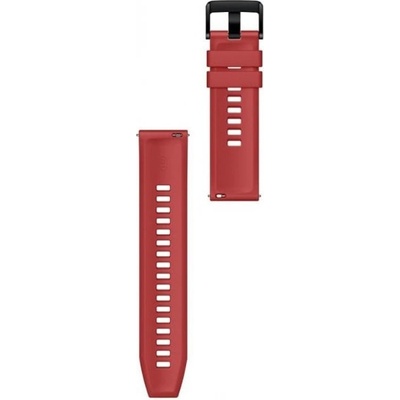 Huawei Каишка за смарт часовник Huawei Watch GT 2/PRO(46mm) Vermilion Red Fluoroelastomer, червена