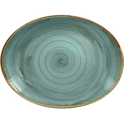RAK Porcelain Twirl tanier oválny 36 x 27 cm lagoon TWNNOP36LA-6